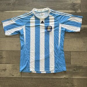 FIFA Argentina 2010-2011 Adidas Football Soccer Shirt Home‎ Jersey Size OSFM